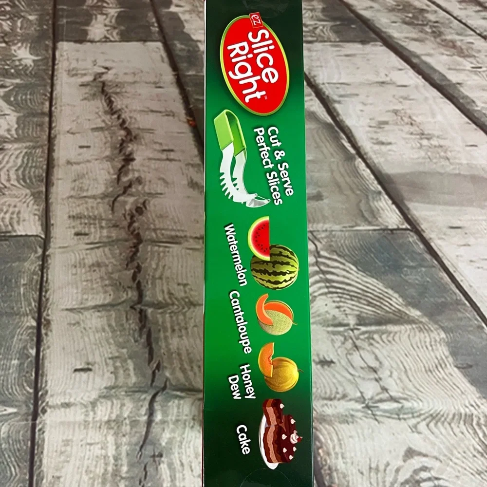 Watermelon Cantaloupe Cut & Serve Perfect Cake Slices Ez Slice Right NWT